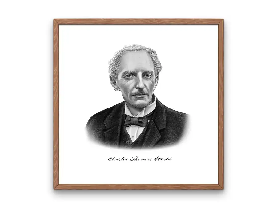 C.T. Studd Portrait Print
