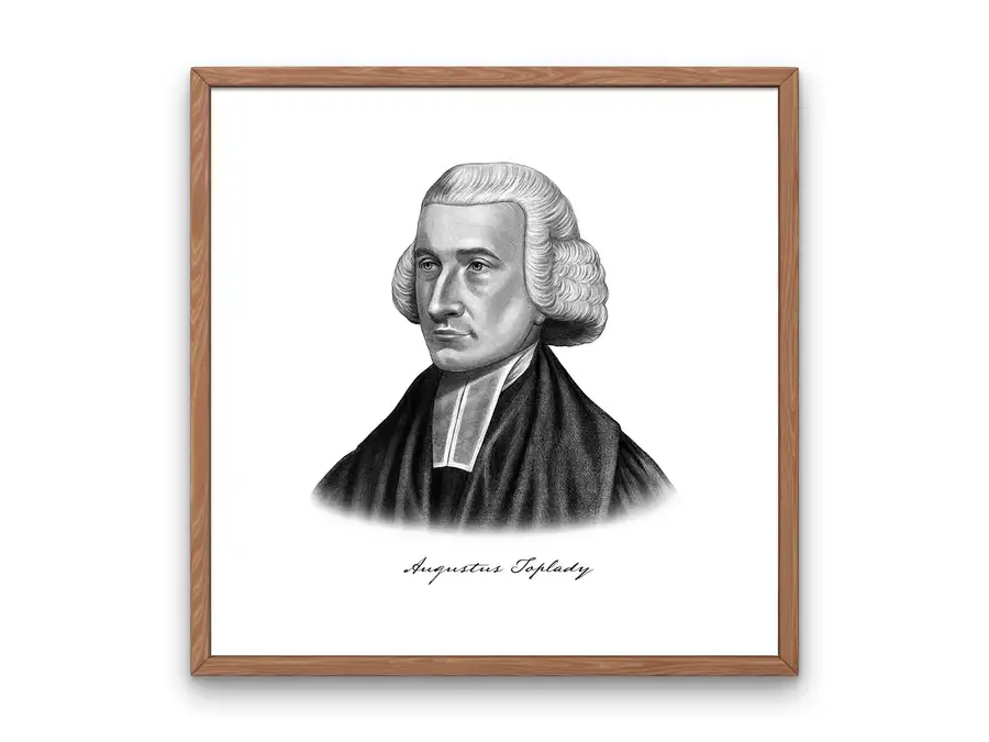 Augustus Toplady Portrait Print