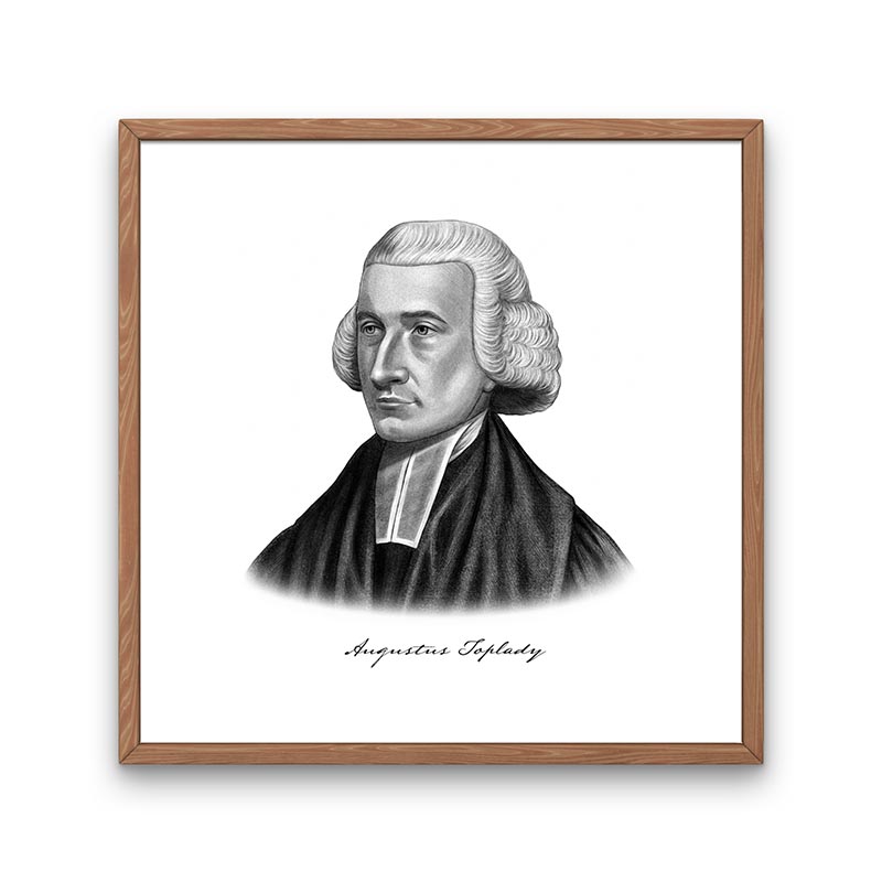 Augustus Toplady Portrait Print