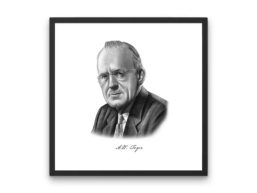 A.W. Tozer Portrait Print