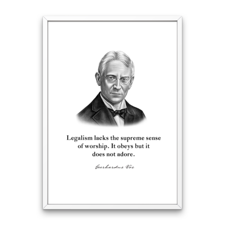 Geerhardus Vos Quote Print