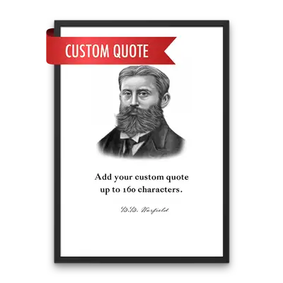 B.B. Warfield Custom Quote Print