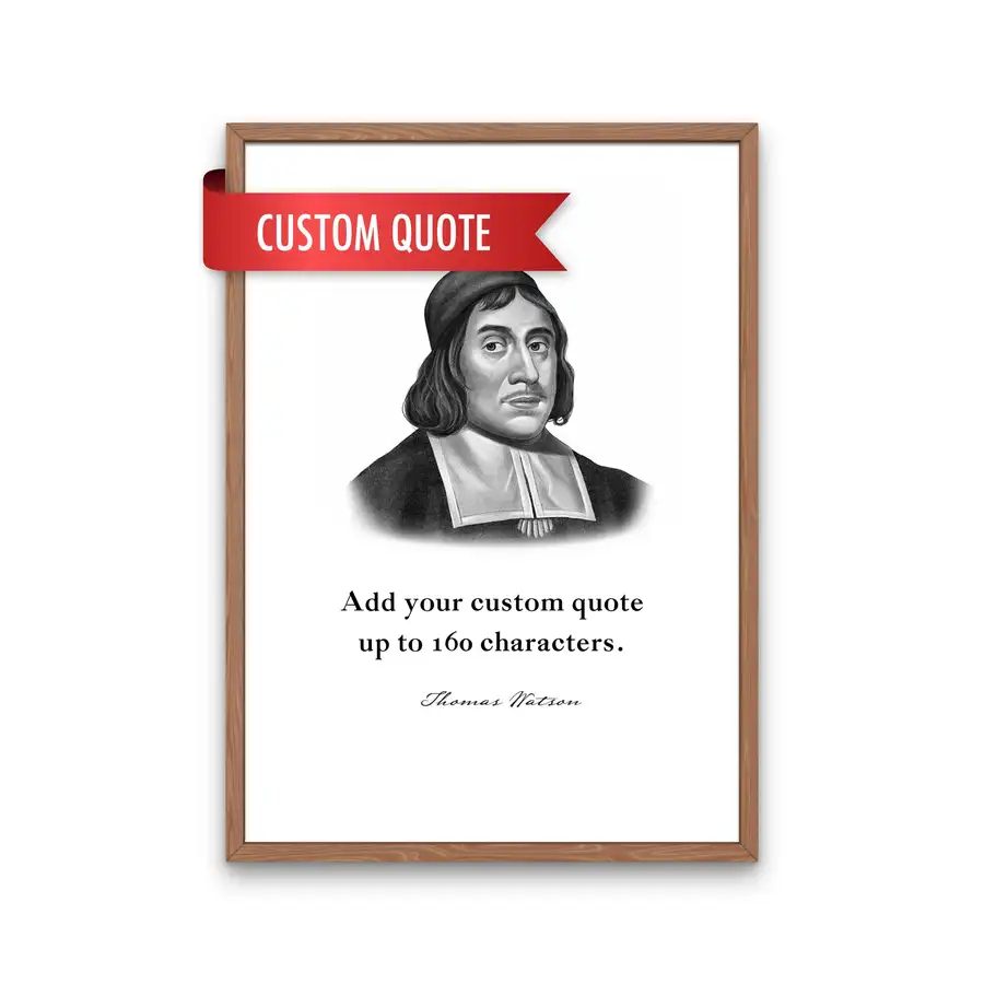 Thomas Watson Custom Quote Print